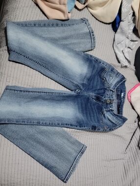 Wallflower Faded Light Blue Flare Jeans